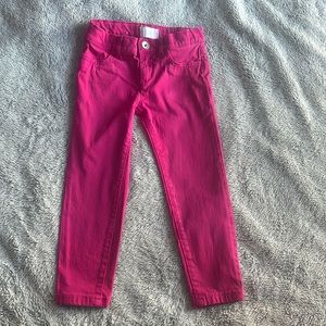🎀 TCP Girls Dark Hot Pink Jeans Pants Like New